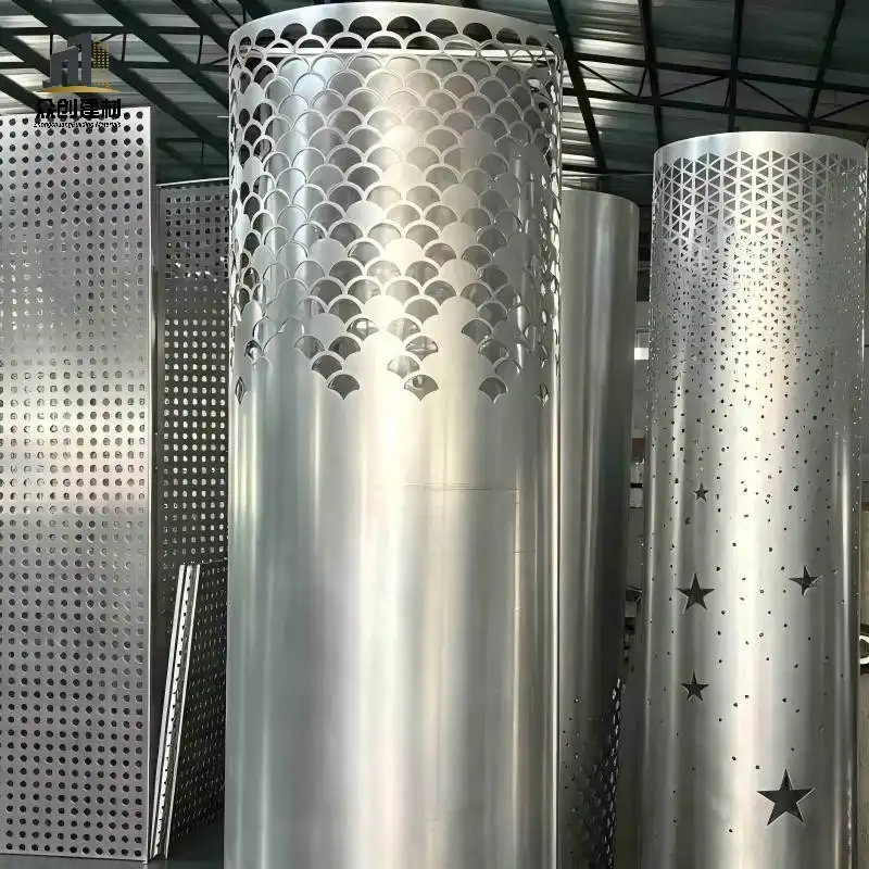 Round Aluminum Column Cladding